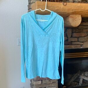 Title Nine Light Blue Women's Beach Hoodie